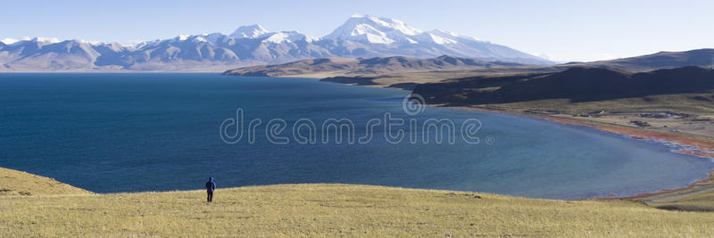 西藏奈莫纳尼山和马普姆尤姆索湖