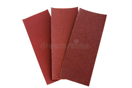 三张砂纸照片