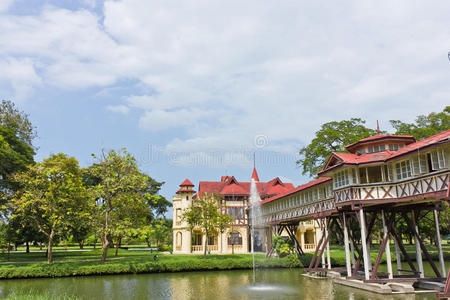 建筑学 泰国 景观 泰语 宫殿 运河 国王 池塘 旅行者