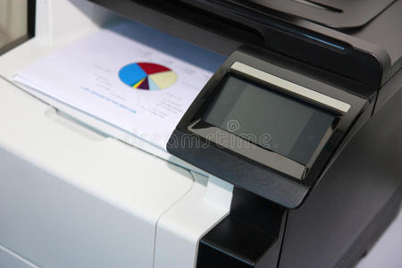 现代打印机触摸屏控制面板图片