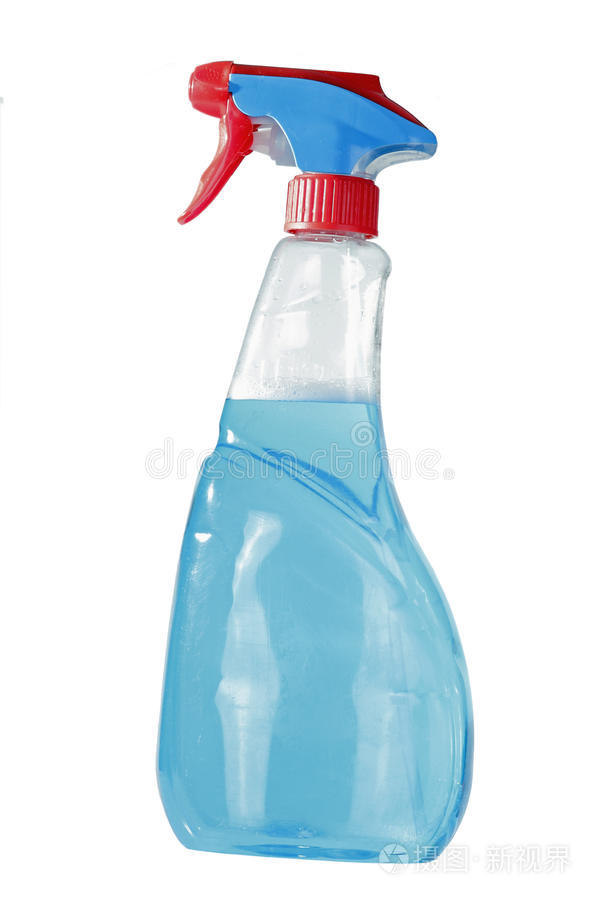 带洗涤液的塑料瓶