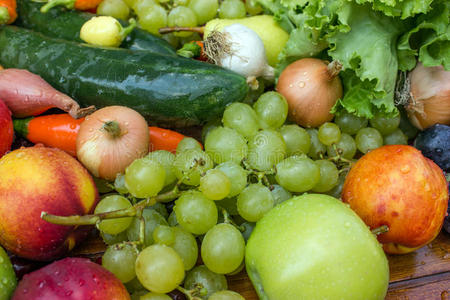 有机水果和蔬菜