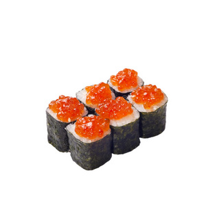 白汁鱼子酱寿司卷图片
