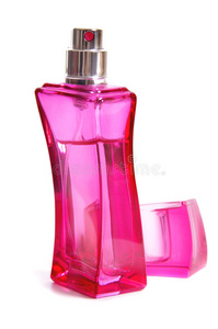 粉红色香水瓶
