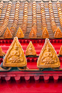 泰式佛寺屋顶瓦