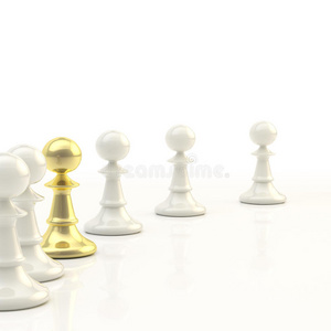 领导力浅色国际象棋背景