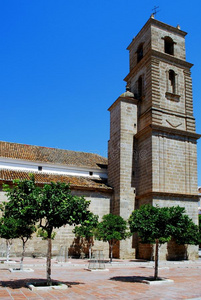 教堂钟楼，阿洛拉，西班牙。