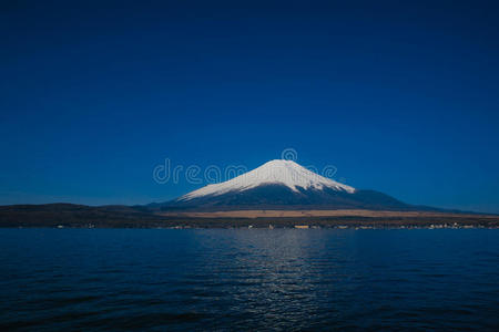 山中湖富士山晨景