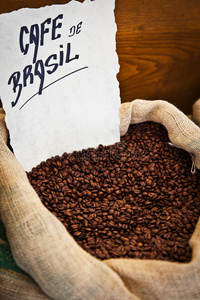 巴西咖啡麻布图片