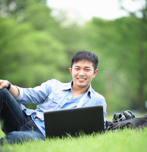 大学生手提电脑图片