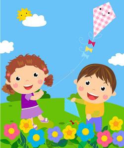 少年时代孩子们玩得开心照片