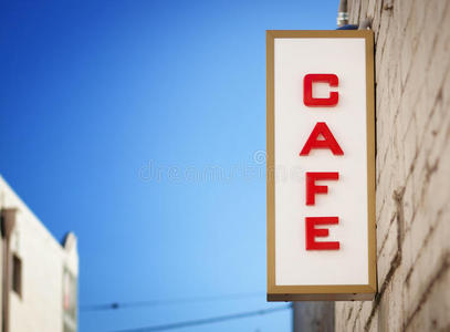 复古咖啡馆标志