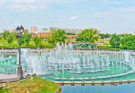 莫斯科沙里西诺公园景观