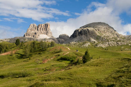 遗产 自然 帕索 攀登 夏天 意大利语 风景 徒步旅行 欧洲