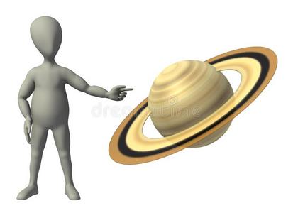 土星卡通人物图片