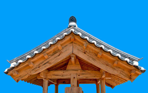 韩国风格的古屋顶