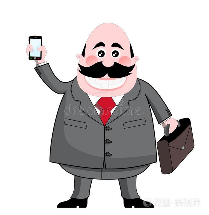 商家展示智能手机手机孤立