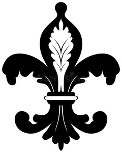 法国百合花标志图片
