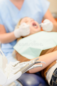 牙科设备近距离口腔诊所图片