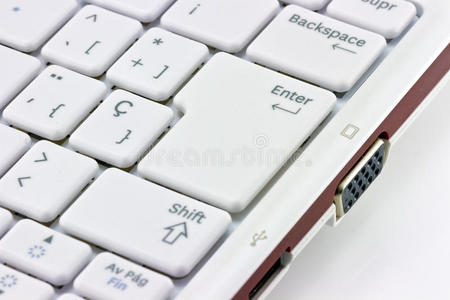电脑键盘特写