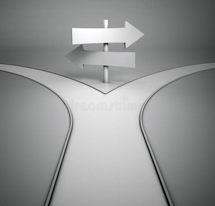 十字路口箭头图片