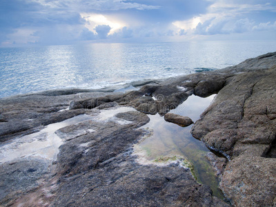 天空 海岸 场景 海滩 暴风雨 海滨 冲浪 海景 自然 美女