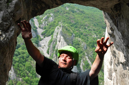 登山者坠落