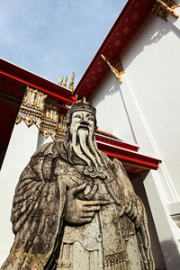 泰国wat pho stone guardian