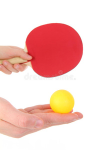 桔子球乒乓球拍