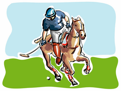 马球运动员照片