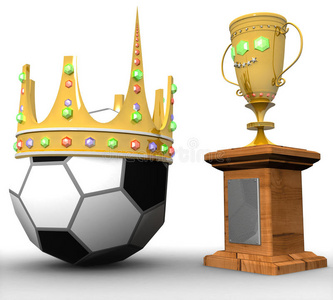 用球和皇冠颁奖图片