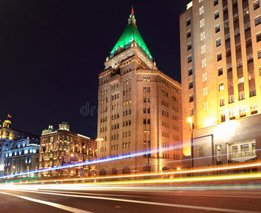 上海外滩美丽的夜景图片