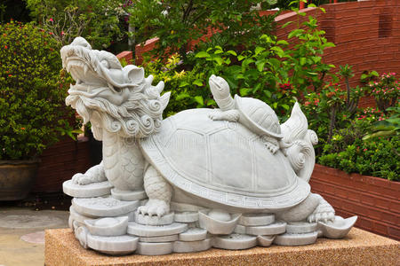 石雕龙龟图片