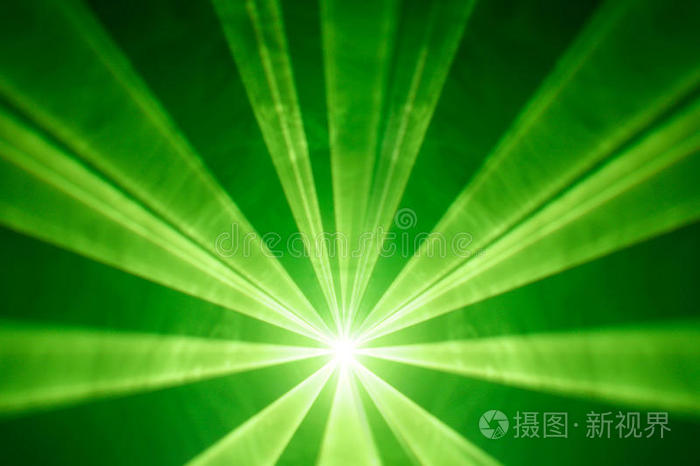 绿色激光背景