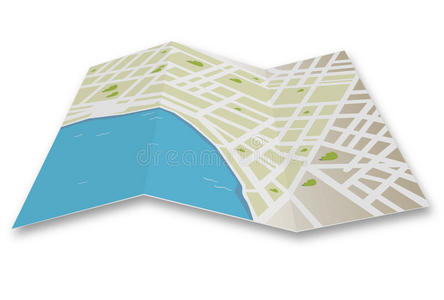 城市地图矢量图片