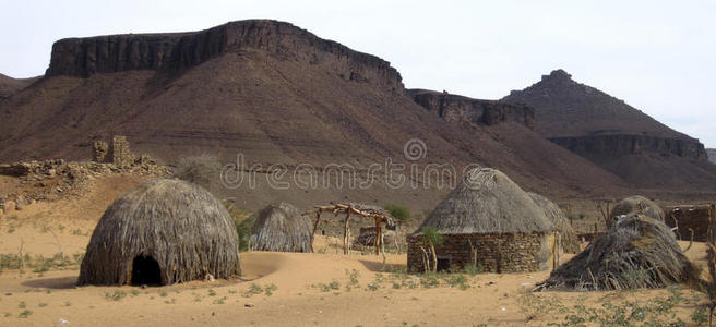 建筑学 非洲 东南方 乡村 毛里塔尼亚 建筑 撒哈拉 沙漠