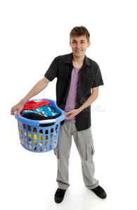 青少年洗衣