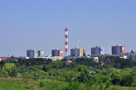 波兰卢布林市全景