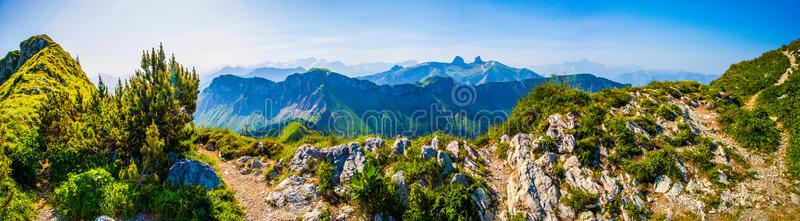 瑞士阿尔卑斯山全景