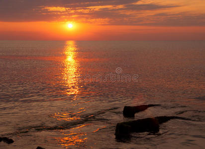 海上日出美景