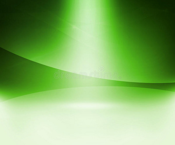 绿光抽象背景