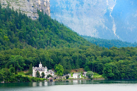 高山夏日湖景