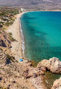 希腊米洛斯岛阿希瓦多利姆尼海滩