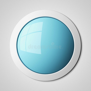 空白蓝色按钮