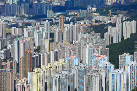 香港拥挤大厦