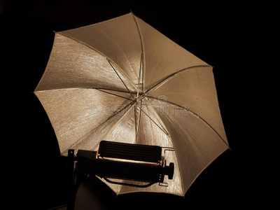 摄影棚雨伞灯图片