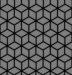 简约和简单的几何线条艺术矢量字体.