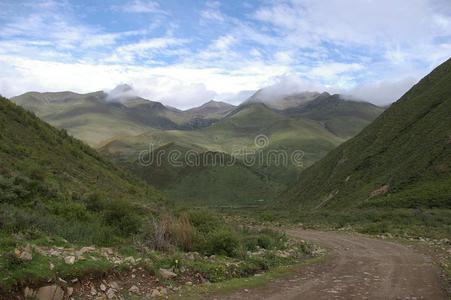 领域 瓷器 国家 云景 森林 风景 地平线 岩石 明亚 植物