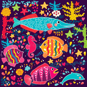 鱼类和海洋生物