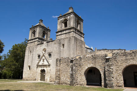 mission concepcion，圣安东尼奥，德克萨斯州，美国